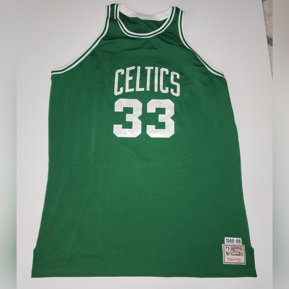 Vintage Mitchell & Ness Boston Celtics Larry Bird 1985-86 mens size 5XL